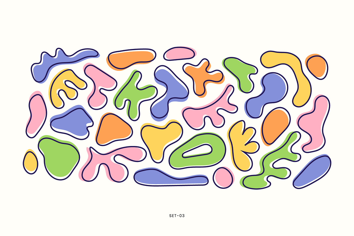 Blob Elements - Organic Shapes