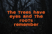 Thornbark Gothic Haunted Forest Disp, a Blackletter Font by AN Productions (Thumbnail 3 of 4)