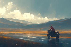 biker on a motorcycle, a Photo by Pictures for you!!!!!!!!!