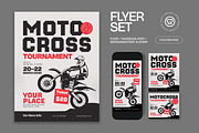 Motocross Tournament Flyer, a Flyer Template by graphicook (Thumbnail 1 of 3)