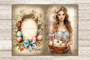 Pastel Easter Junk Journal Paper, a Seasonal Illustration by GlamArtZhanna (Thumbnail 3 of 9)