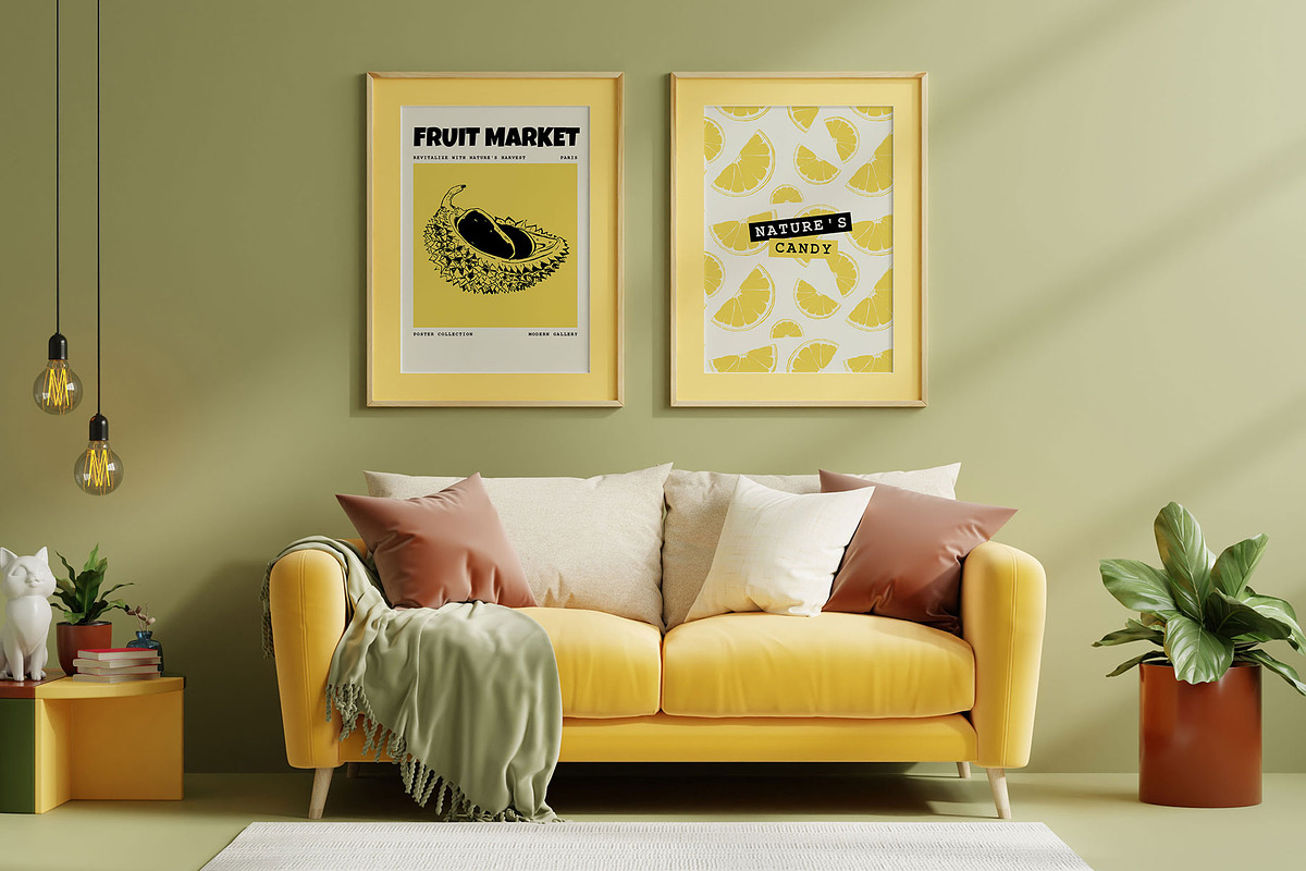 Summer Fruits Poster Builder, an Object Graphic by KetteCreate (Photo 4 of 17)