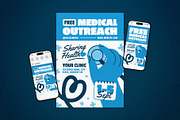 Medical Outreach Service Flyer Set, a Flyer Template by The Good Store (Thumbnail 1 of 2)