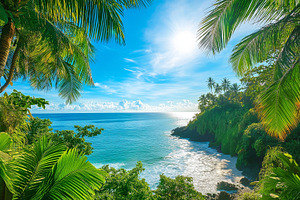 Stunning tropical coastline, a Nature Photo by MistyDay