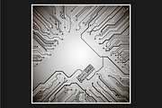 -50% Circuit boards backgrounds set, a Background Graphic by frost_newt (Thumbnail 4 of 11)