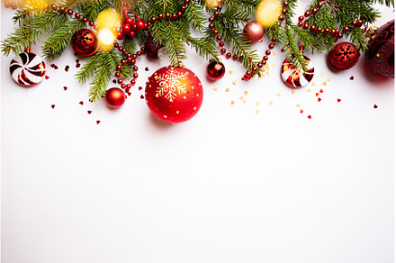 Christmas holidays composition, a Holiday Photo by piter.goskov