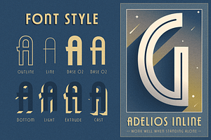 Adelios Layered Font