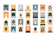 Women's Day set. Modern design, a Person Illustration by Stafeeva (Thumbnail 6 of 7)