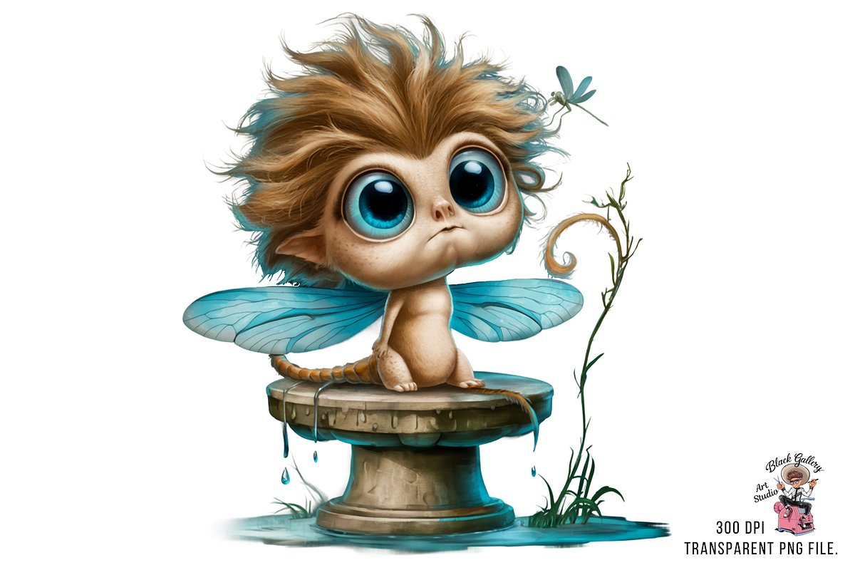 Funny Dragonfly PNG Bundle, a Graphic by Clipart Bloom (Photo 2 of 14)