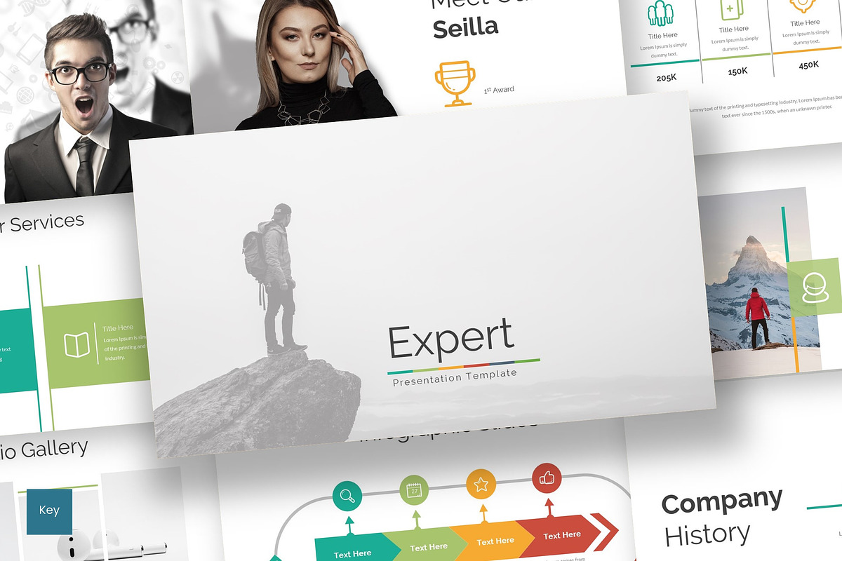 Expert - Keynote Template, a Presentation Template by inspirasign