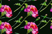 №10 Red carnations blooming, a Decorative Illustration by Rasveta (Thumbnail 5 of 5)