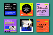 Smart Business Post Template Set, a Social Media Template by MightyDesign (Thumbnail 1 of 8)