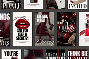 CHERRY Canva Social Media Templates, a Social Media Template by thebusinessoutfit (Thumbnail 16 of 20)