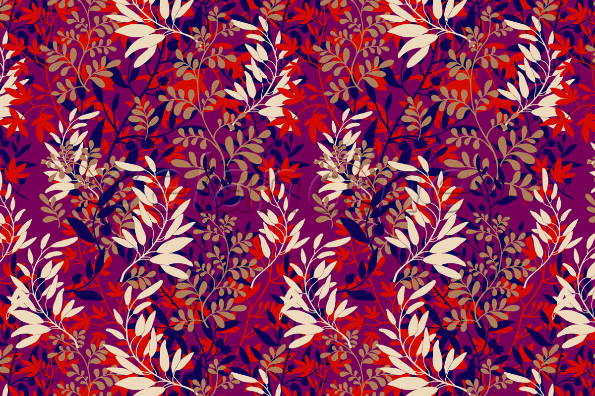Herbalism - purple, a Pattern Graphic by celandine (Photo 2 of 2)