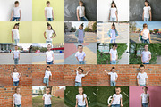 100 Kid's T-Shirt Mock-Up 2018 #22, a Shirt Mockup by Freeman Studio (Thumbnail 7 of 107)