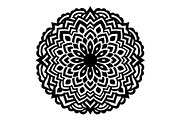 Mandala Floral Silhouette Bundle, an Object Graphic by hafijul (Thumbnail 1 of 4)