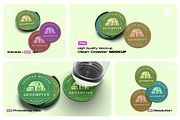 Circle Coaster Mockup, a Cups & Container Mockup by My Code Std (Thumbnail 1 of 6)