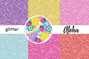 Aloha Glitter, a Texture Graphic by GlamArtZhanna (Thumbnail 1 of 3)