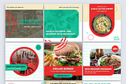 Instagram Puzzle for Food Delivery, a Social Media Template by Brandify Studio (Thumbnail 2 of 2)