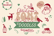 Christmas Font & Doodles collection, a Script Font by CallMeStasia (Thumbnail 1 of 18)