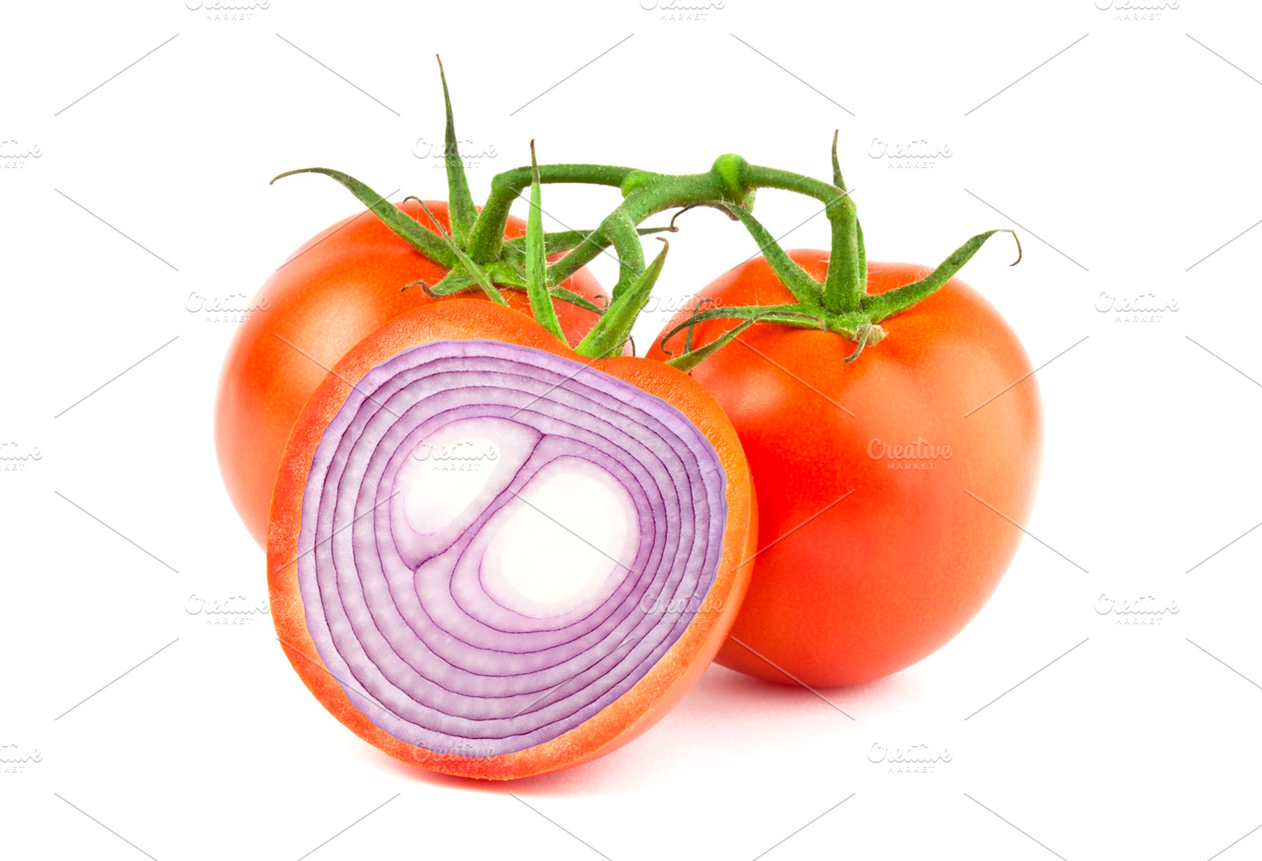 Tomatoe with onion inside, a Food & Drink Photo by BOOCYS