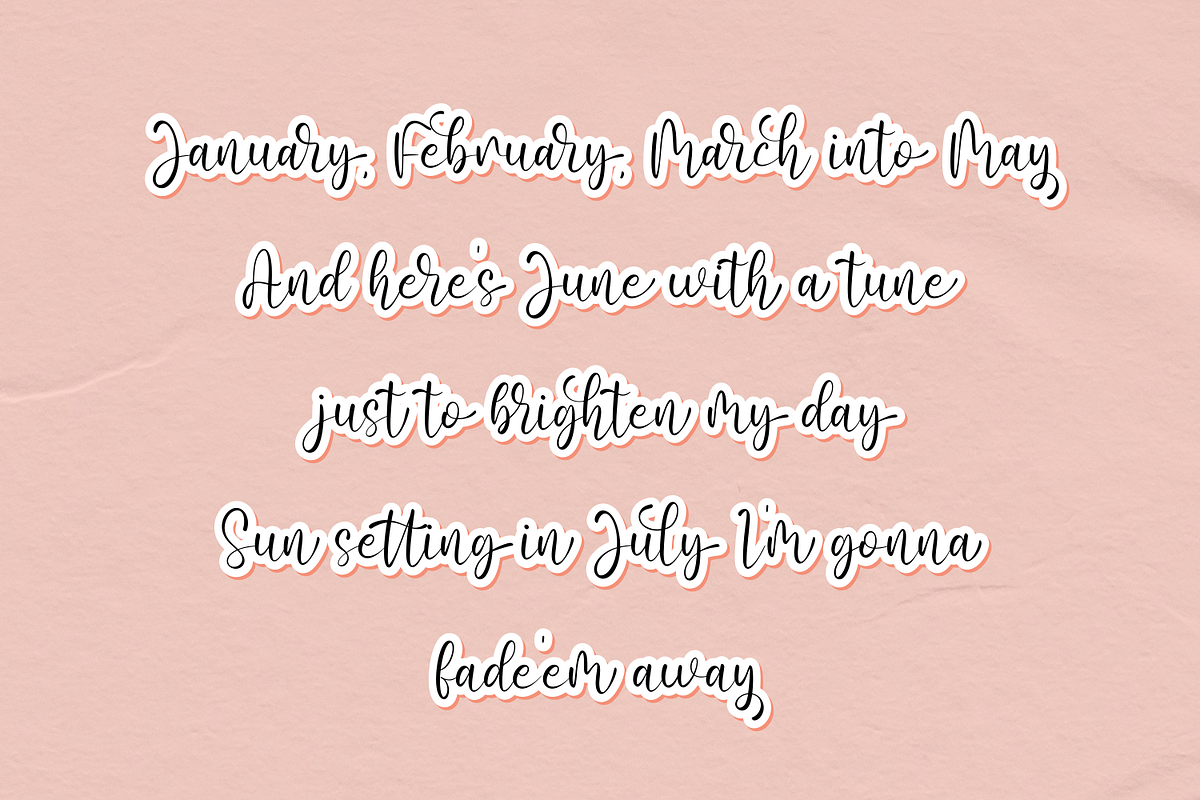 Junlyne | Handwritten Font, a Script Font by Forberas Club (Photo 2 of 8)