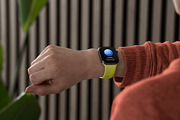 24 Watch Series 11 in Hand Mockups, a Wearable Device Mockup by Asylab (Thumbnail 93 of 107)