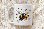 Funny Spring Bee Clipart, an Illustration by OK Design (Thumbnail 6 of 6)