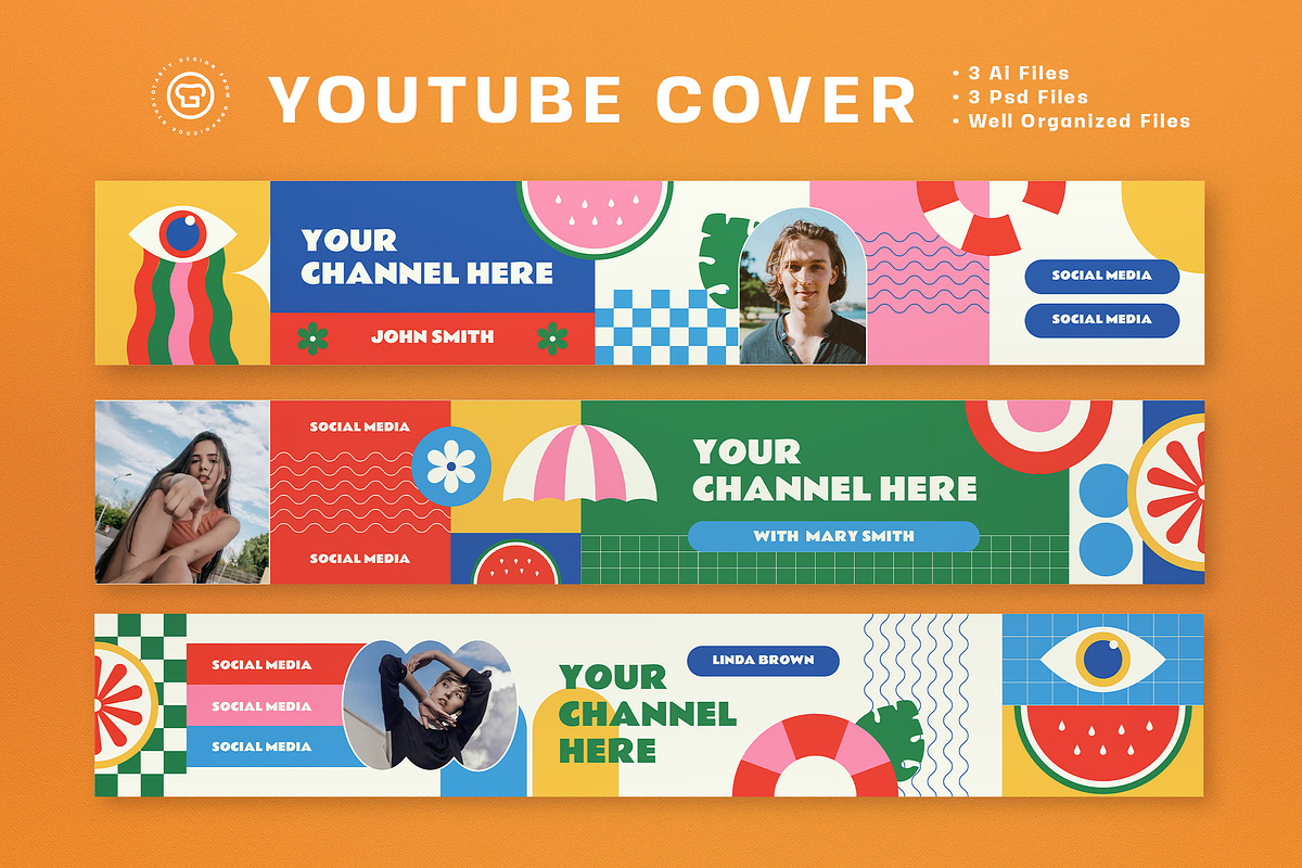 Summer Youtube Cover, a Social Media Template by graphicook (Photo 2 of 3)