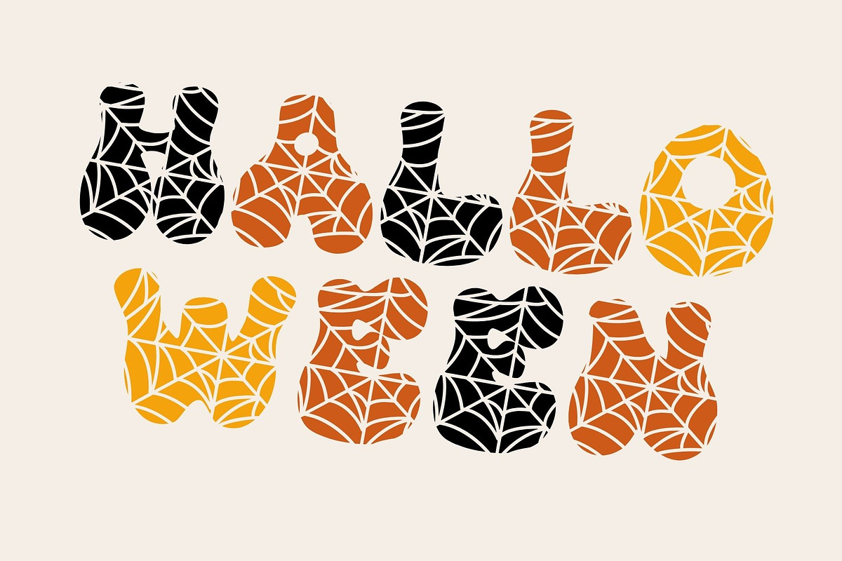 Retro Spider, a Handwritten Font by Brown Cupple (Photo 3 of 8)