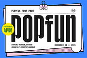 POPFUN - Font Duo, a Font by A.Budianto (Thumbnail 1 of 10)