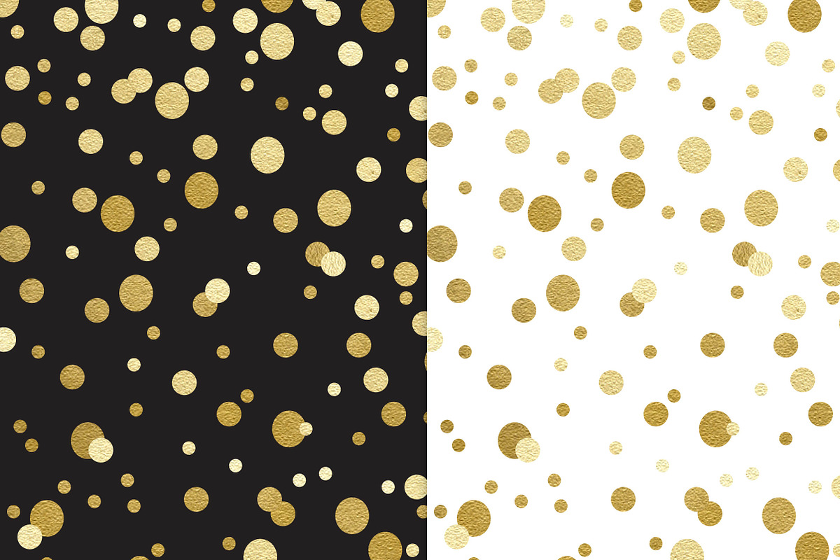 Black and Gold Digital Paper Pattern, a Texture Graphic by Leska's Digitals (Photo 2 of 6)
