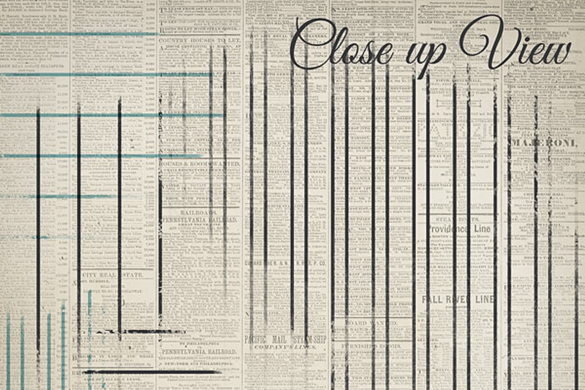 Grungy Lines, a Brush Add-On by Vintage Style Designs (Photo 2 of 2)