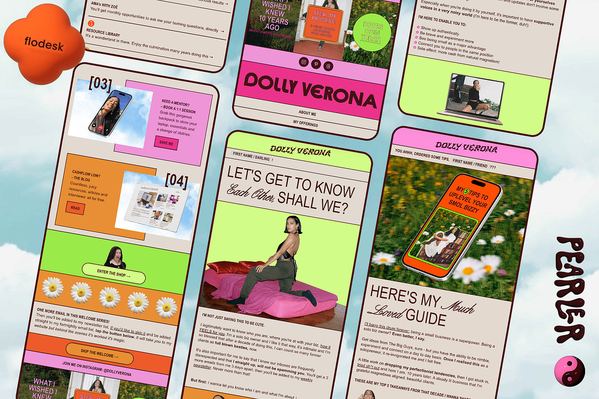 Flodesk Lead Gen 5x Email Templates, an Email Template by PEARLER (Photo 9 of 9)