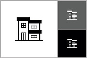 Modern Apartment Building Icon, a Branding & Logo Template by quadrazo (Thumbnail 2 of 2)