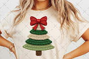 Coquette Faux Yarn Christmas Tree, an Illustration by Craft Nest (Thumbnail 5 of 5)