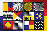 Modern De Stijl Poster Design, a Templates & Theme by wavebreak (Thumbnail 2 of 2)