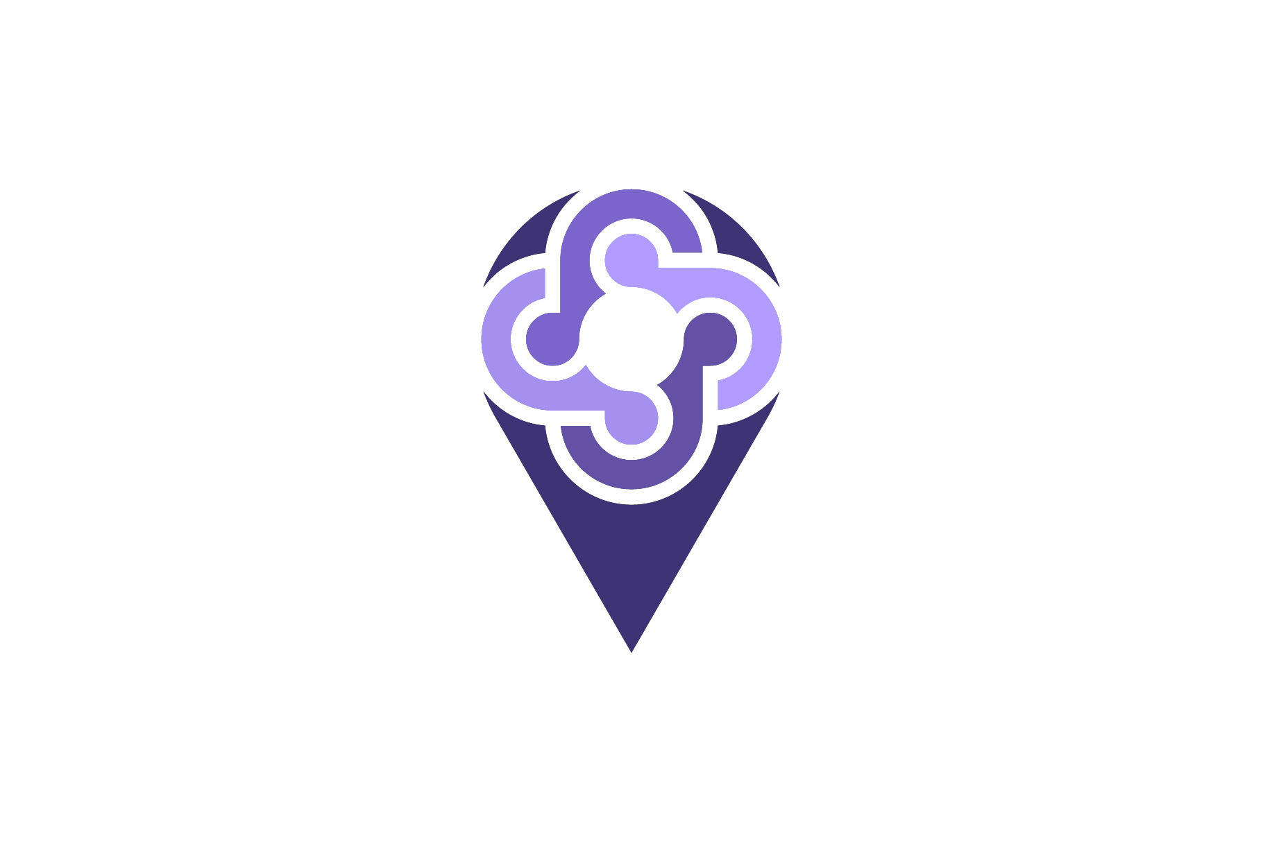 modern pin location community logo, a Branding & Logo Template by ...
