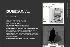 DUNE Canva Social Media Kit