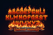 HELLFIRE FLAME | DISPLAY FONT, a Handwritten Font by BonkiStudio (Thumbnail 2 of 2)
