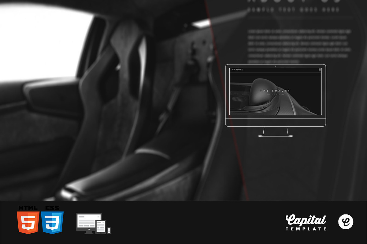 Carzone - HTML Template, a Landing Page Template by CapitalTemplate (Photo 2 of 5)