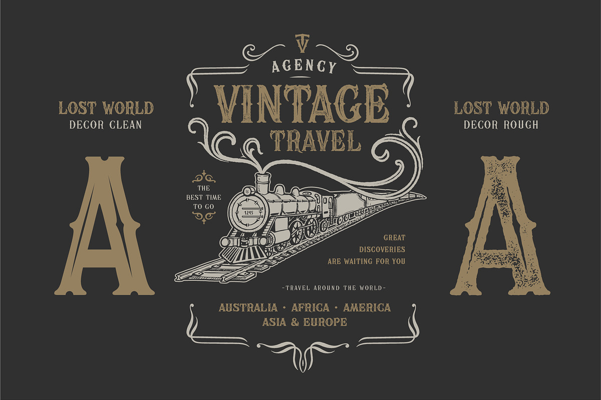 The Lost World, a Serif Font by Magicpics (Photo 3 of 10)