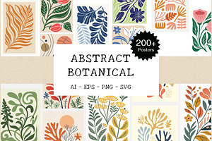 Modern Abstract Botanical Prints