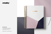 Coil Binding Planner Mockup Set, a Stationery Template by creatsy5 (Thumbnail 11 of 13)