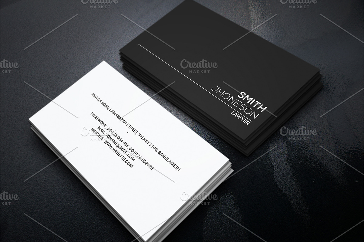 Minimal Business Card, a Business Card Template by Helal Shop (Photo 3 of 3)