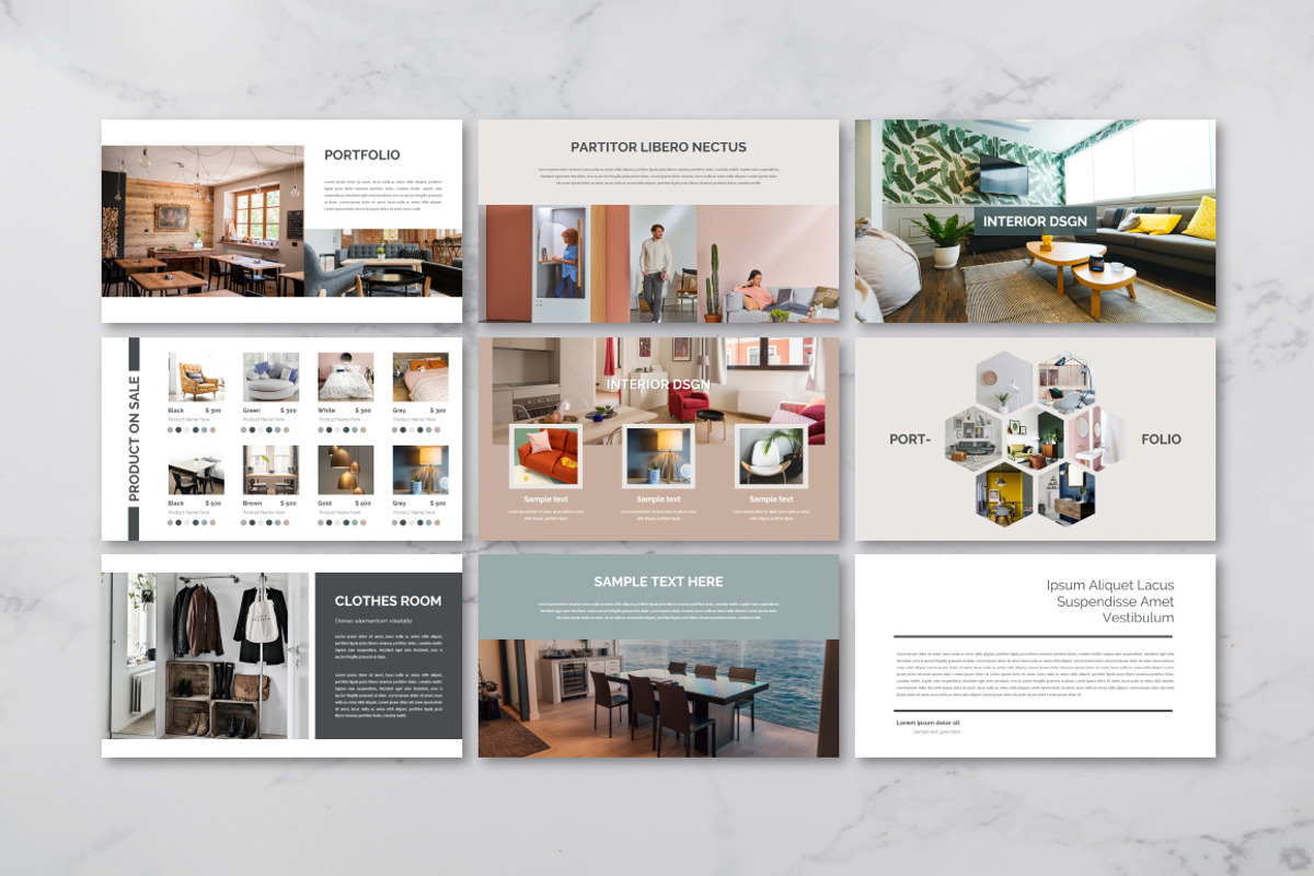 Interior Design - Google Slide, a Presentation Template by Twntysix (Photo 6 of 7)