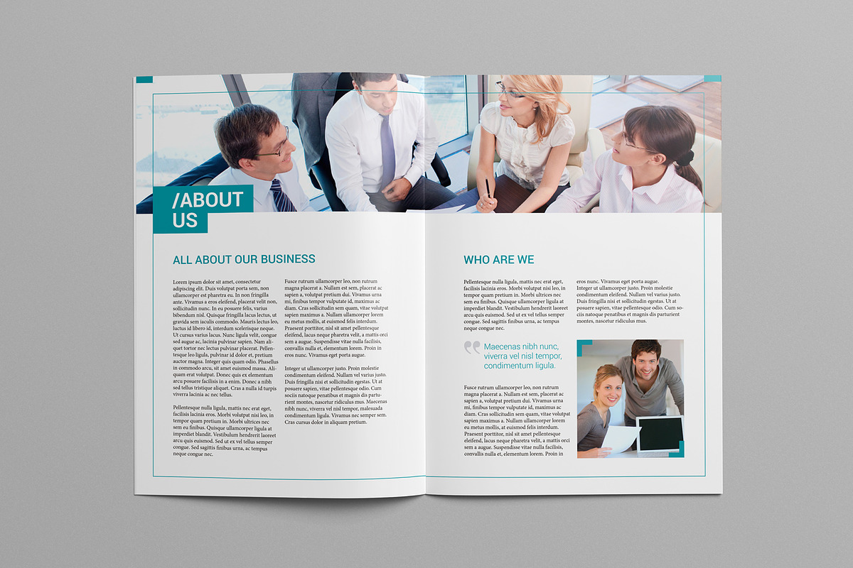 Multipurpose A4 Business Brochure, a Brochure Template by INTERARTIVITY (Photo 3 of 23)