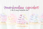 Marshmallow Cupcake, a Script Font by Kristy Hatswell (Thumbnail 1 of 5)