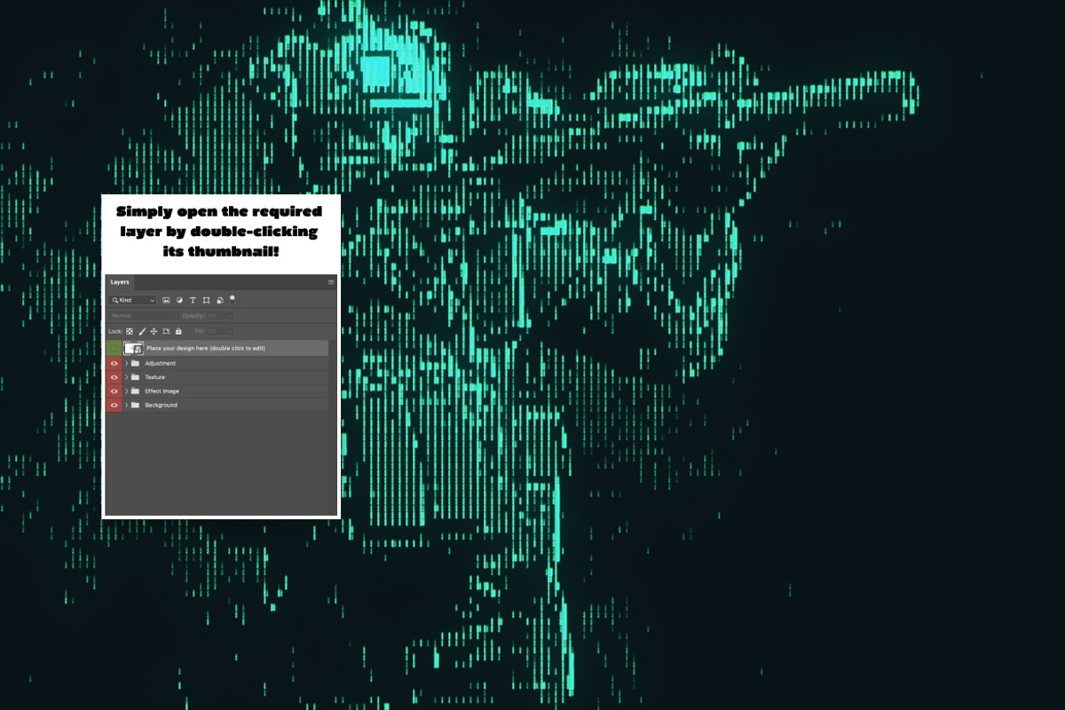 Futuristic Monitor Photo Effect, a Layer Style Add-On by dokudokunomi (Photo 4 of 5)