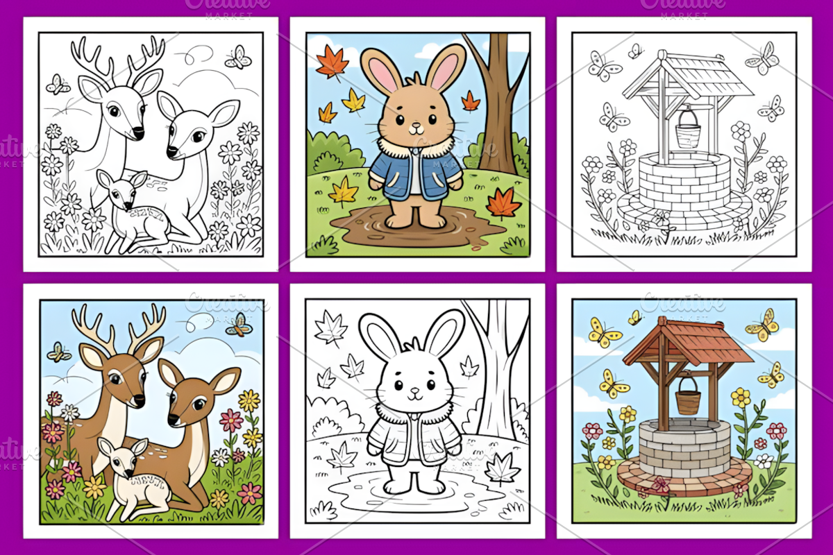 Flutter Land Adventures Book, an Illustration by Design Station (Photo 2 of 4)